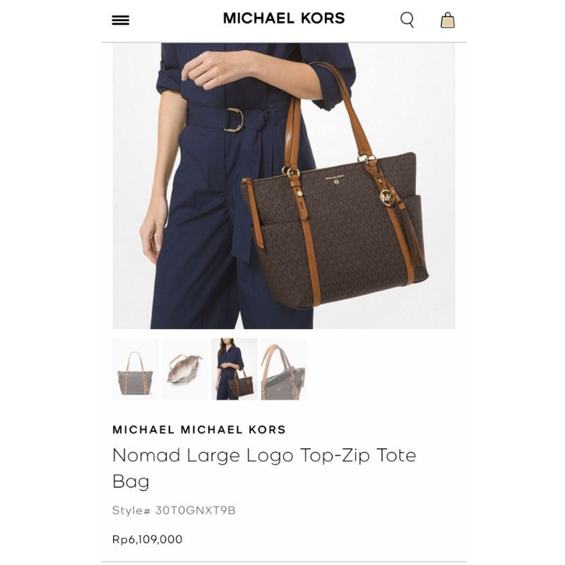 Michael kors discount nomad tote bag