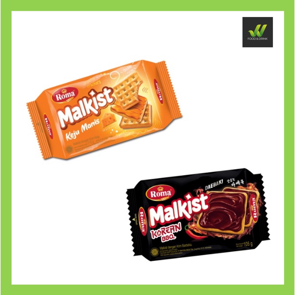Jual Roma Malkist Crackers Keju Manis Korean Bbq Shopee Indonesia