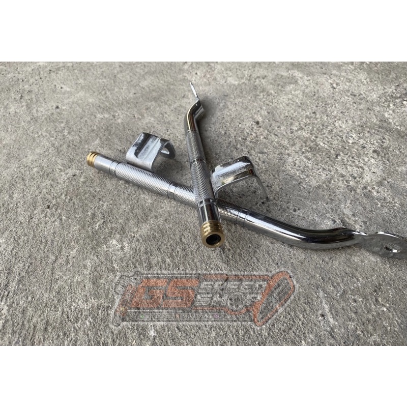 Jual BEHEL BEGEL CB PANJANG KARTEL KUNINGAN CHROME PNP SHOCK TABUNG ...