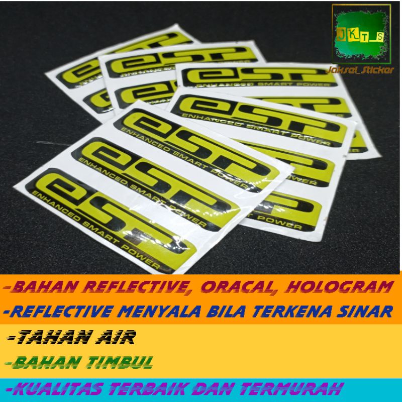 Jual Sticker Emblem Esp Timbul Shopee Indonesia