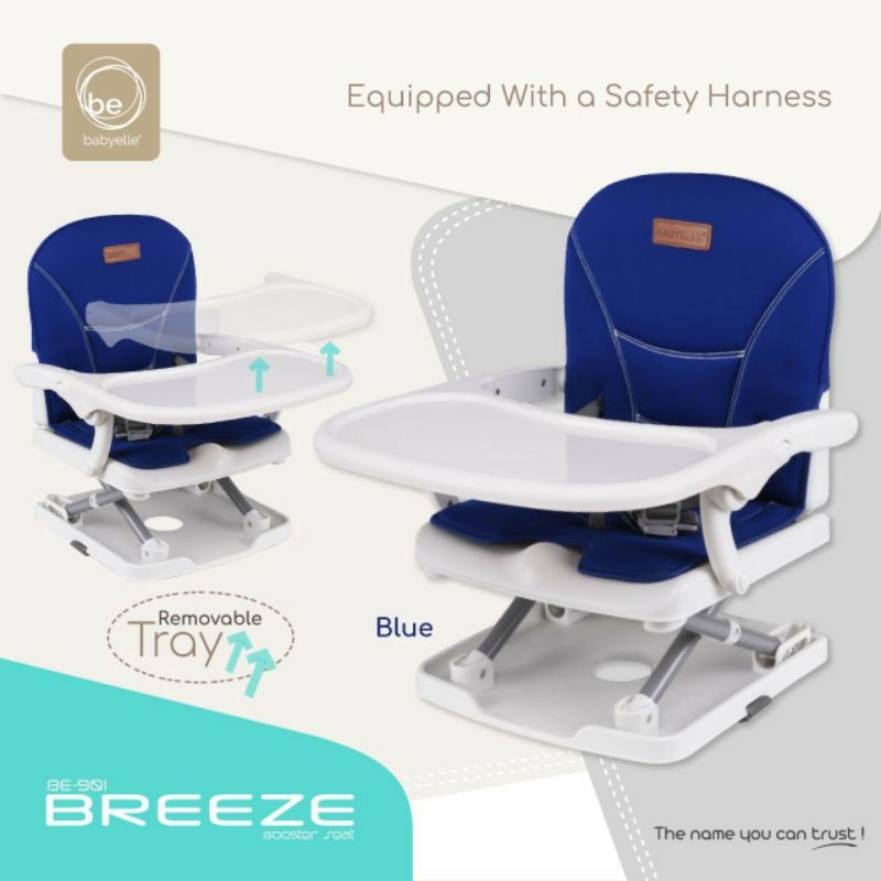 Jual Babyelle Foldable Booster Seat BE 901 Easy and Carry Free Travel Bag Kursi Makan Bayi Shopee Indonesia