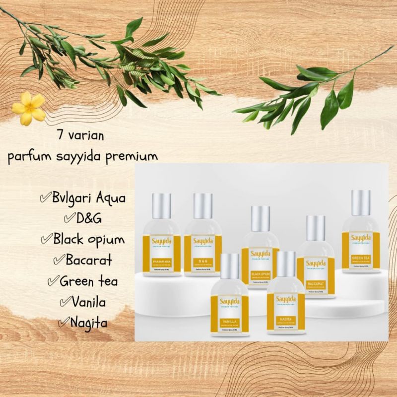 Jual Parfum Sayyida Premiumparfum Pria Wanita Wanginya Tahan Lama 24 Jam Produk Ori Shopee 6542