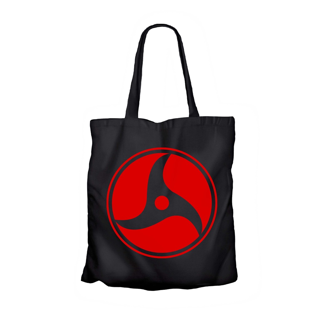 Jual Tote bag anime MANGEKYOU ITACHI NARUTO SHIPPUDEN 100 canvas