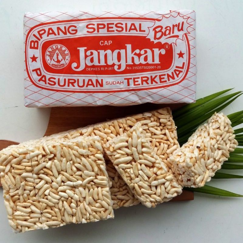 Jual Bipang Jipang Beras khas Pasuruan/JIPANG/ PUFF RICE JANGKAR ...