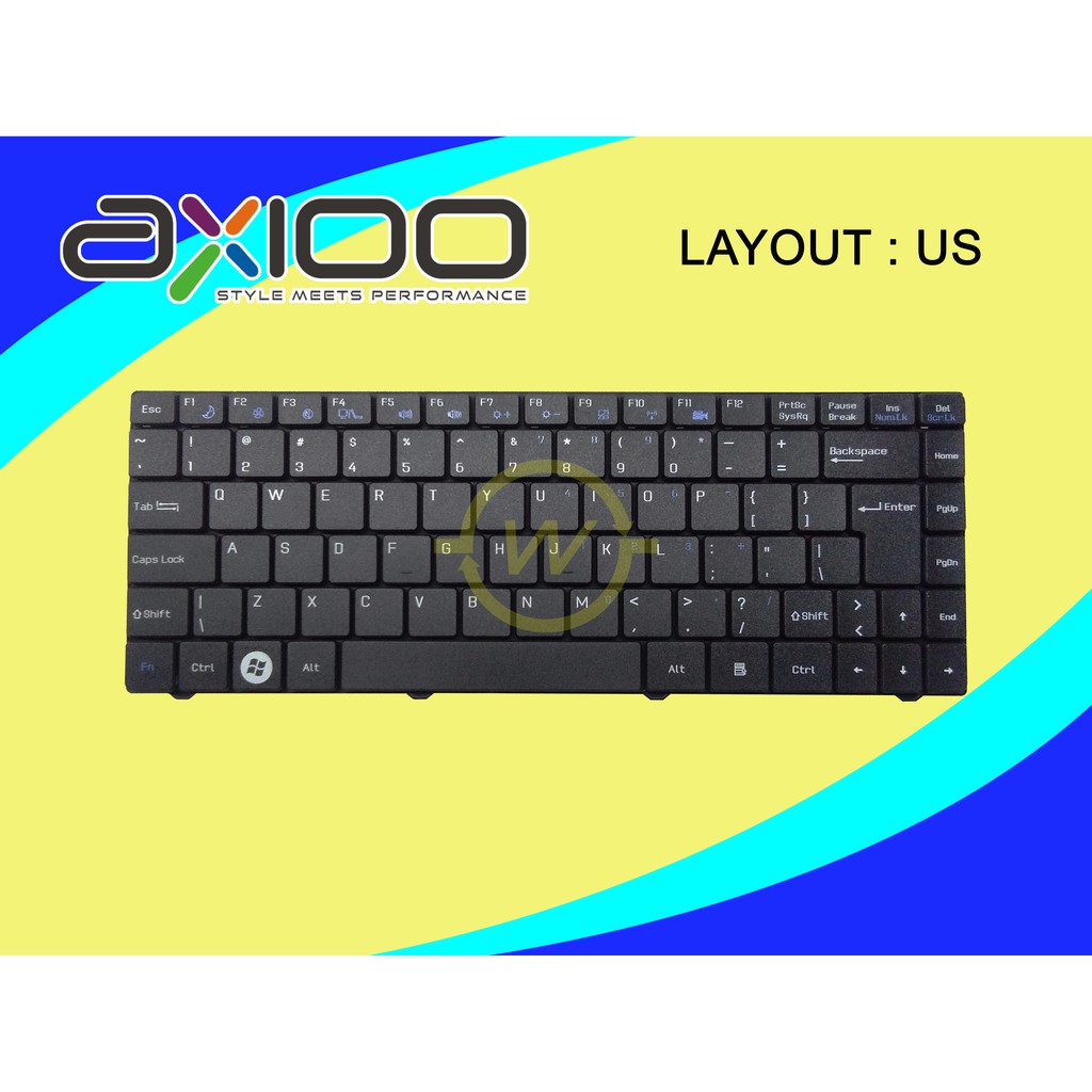 Jual Keyboard Axioo Neon CNW RNW MNW C4801 HNW Series Hitam | Shopee ...
