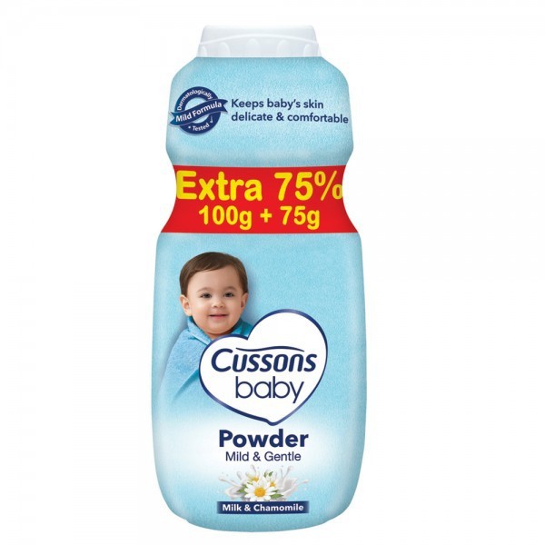 Jual CUSSONS BABY POWDER 100GR EXTRA 30Gr | Shopee Indonesia