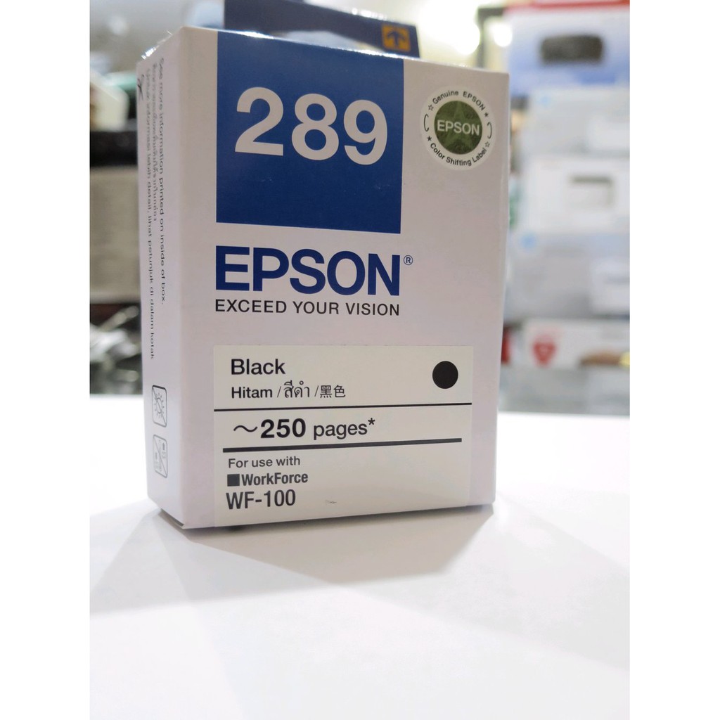 Jual Tinta Printer Epson 289 Black Original Wf 100 Shopee Indonesia 3432