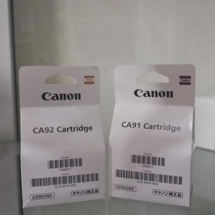 Jual Tinta Cartridge Print Head Canon CA91 & CA92 Black dan Tri-Color ...