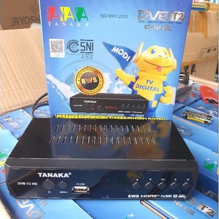 Jual STB SET TOP BOX TANAKA DVB T2 TANAKA LUBY METRIX APPLE MERAH ...