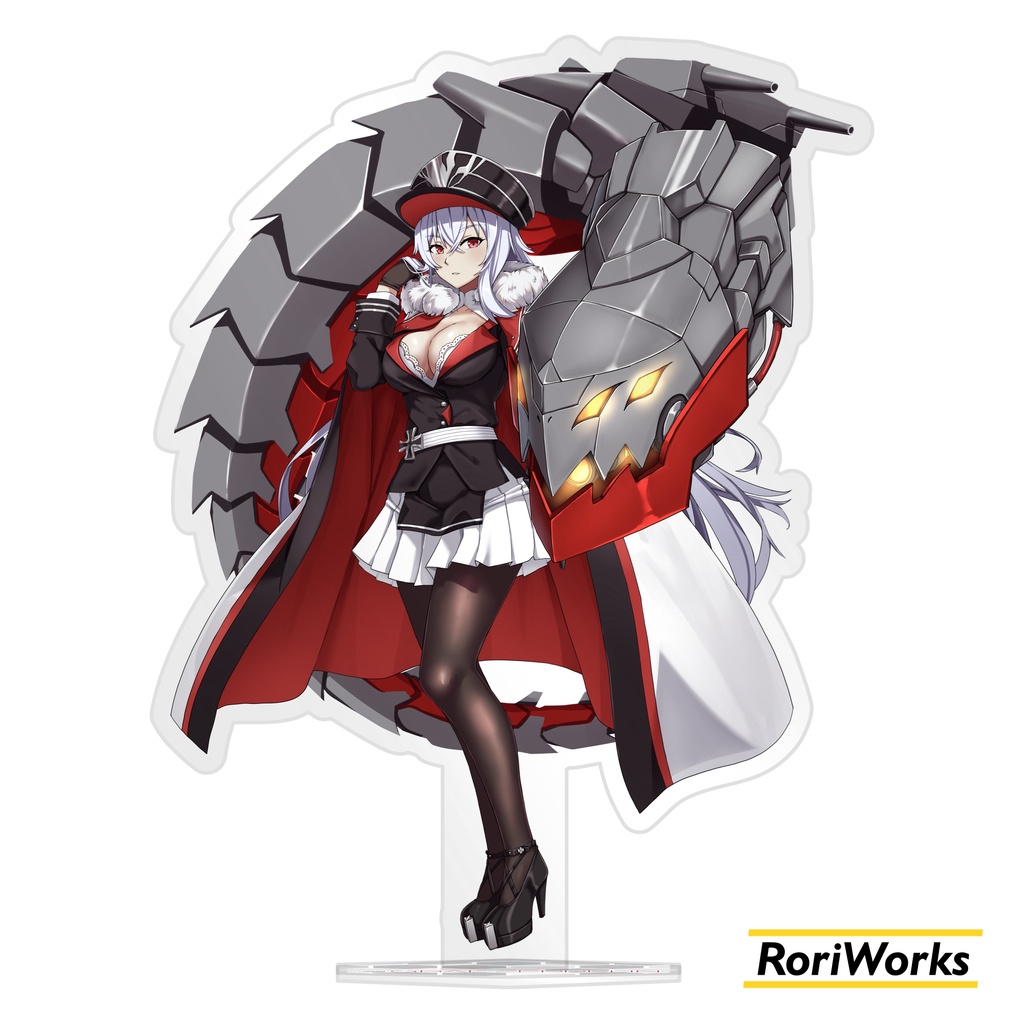 Jual Acrylic Standee Figure Anime Graf Zeppelin Azur Lane Shopee Indonesia