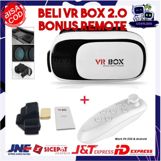 Jual VR BOX 2.0 / VIRTUAL REALITY BOX 2.0 / VIRTUAL REALITY 2.0 / VR ...