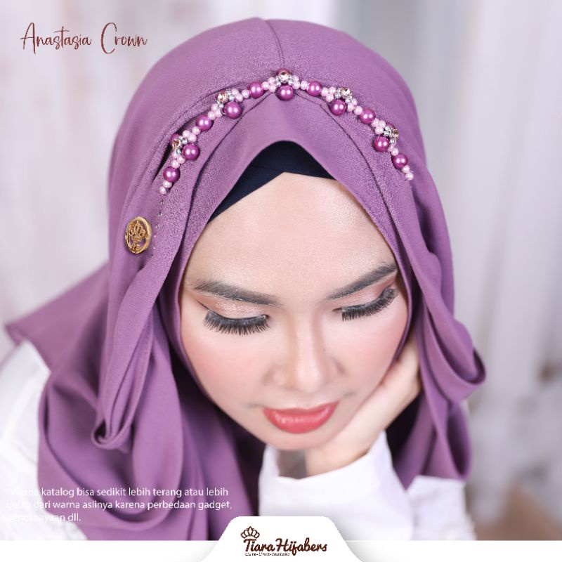 Jual Hijab Instant ANASTASIA CROWN Tiara hijabers | Shopee Indonesia