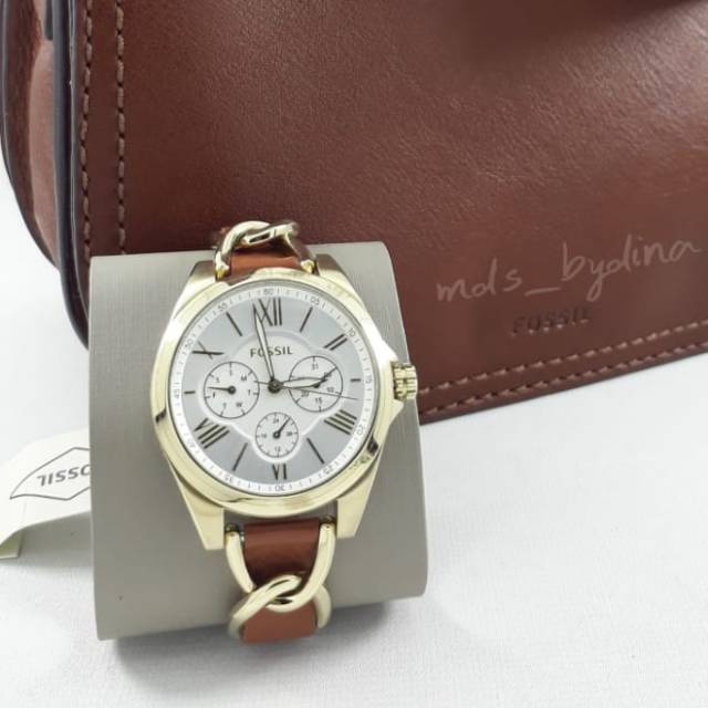 Jual Fossil Modern Courier Brown BQ3411 Shopee Indonesia