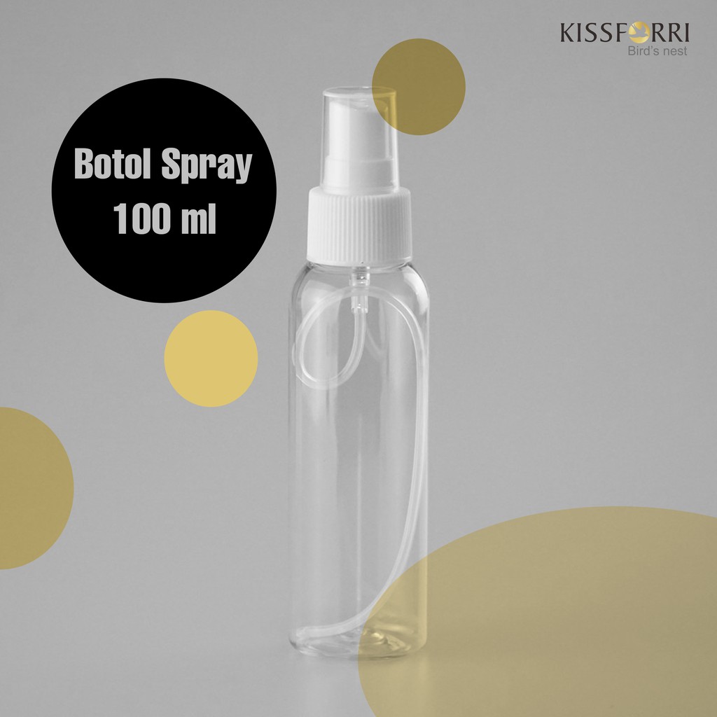 Jual Botol Spray Premium 100ML PET Tebal Sprey Travel Parfum Semprotan ...