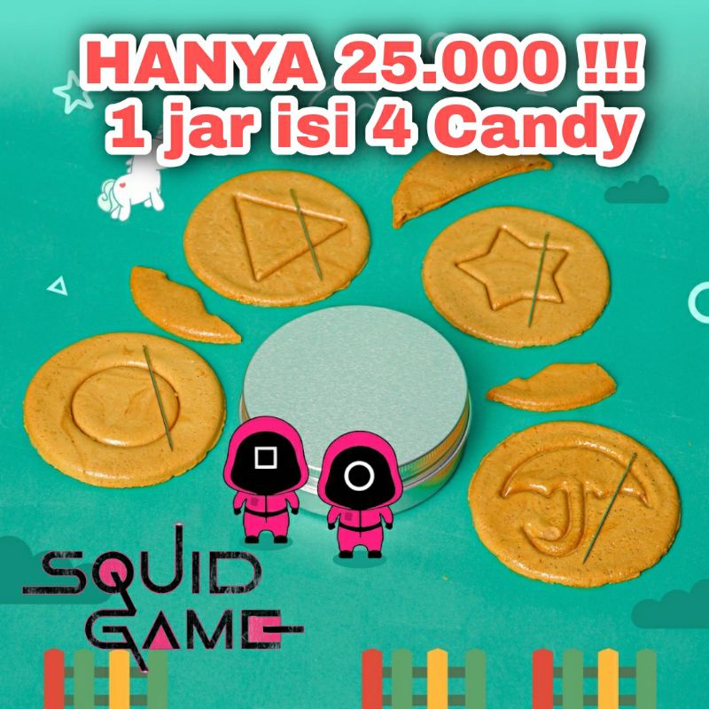 Jual PERMEN SQUIDGAME DALGONA CANDY HONEYCOMB KOREA VIRAL | Shopee