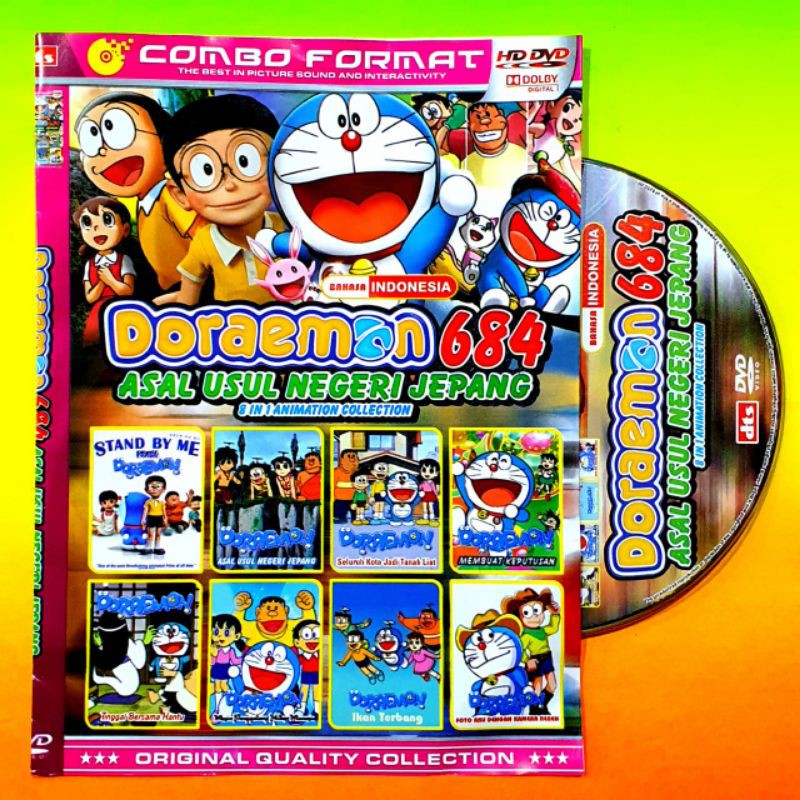 Jual KASET FILM ANAK ANAK TERBARU KARTUN DORAEMON BAHASA INDONESIA-FILM