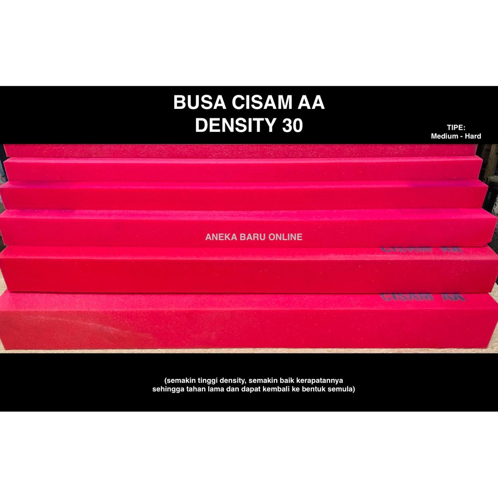 Jual Busa Kasur Cisam AA (Density 30) - Medium to Hard - Matras, Kasur ...