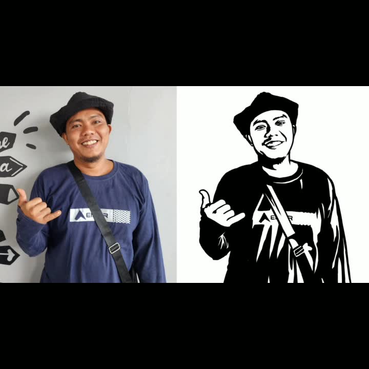 Jual Cutting Sticker Custom Siluet Foto | Stiker Cutting Custom Siluet ...