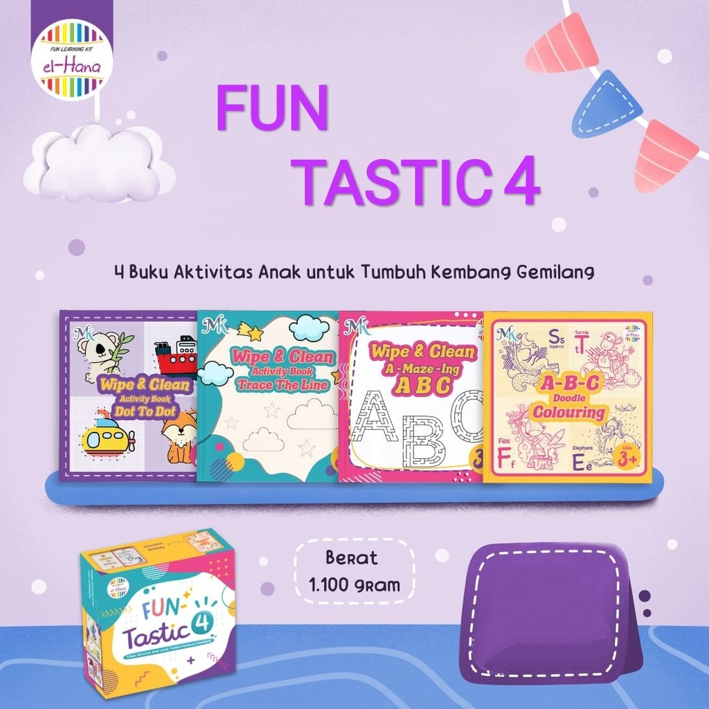 Jual Fun-Tastic 4 El-Hana / Elhana edukasi | Shopee Indonesia