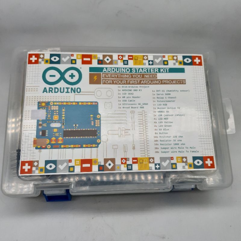 Jual Arduino Uno R3 Compatible Starter Kit Paket Lengkap Bonus Tutorial