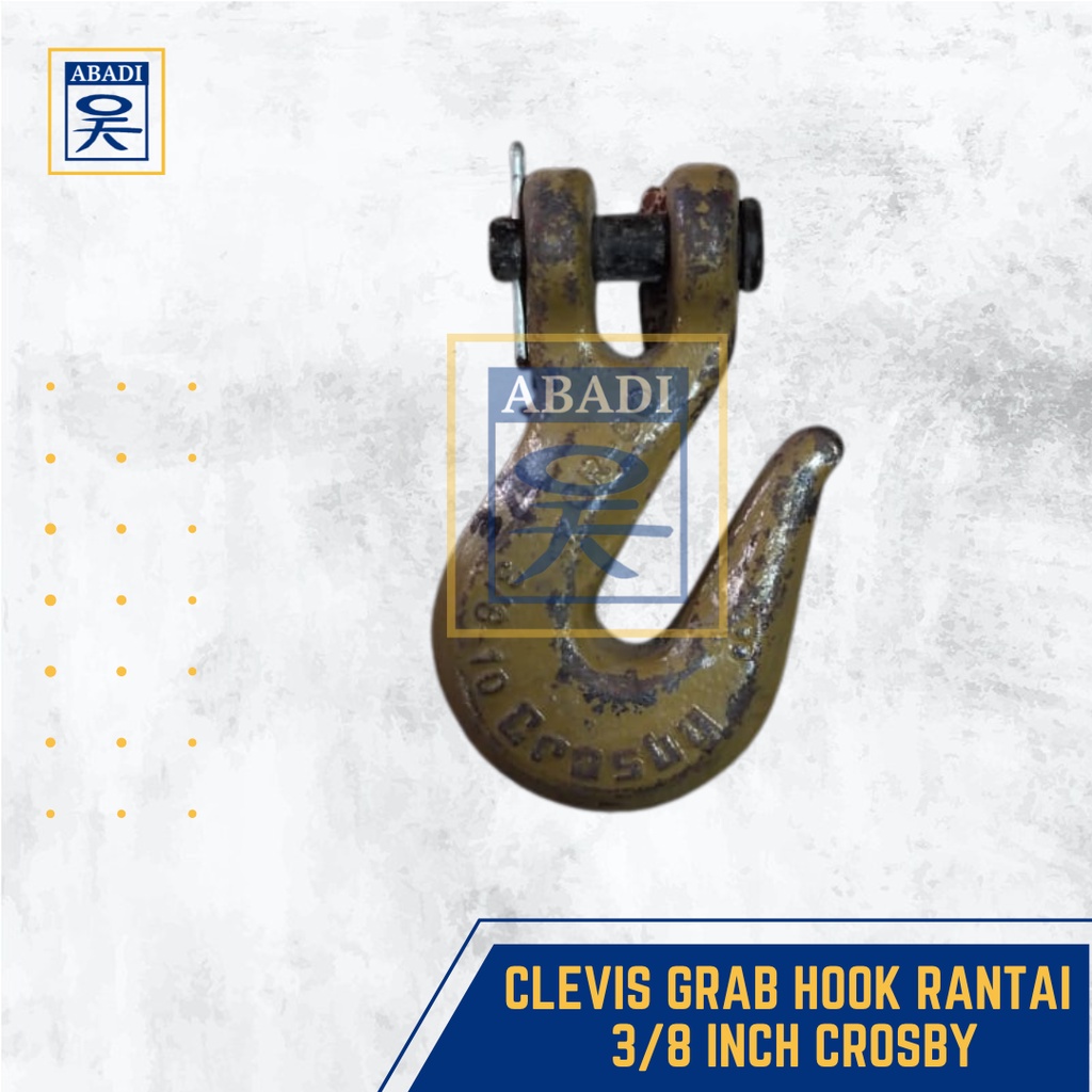 Jual CLEVIS GRAB HOOK RANTAI 3/8 INCH CROSBY Shopee Indonesia