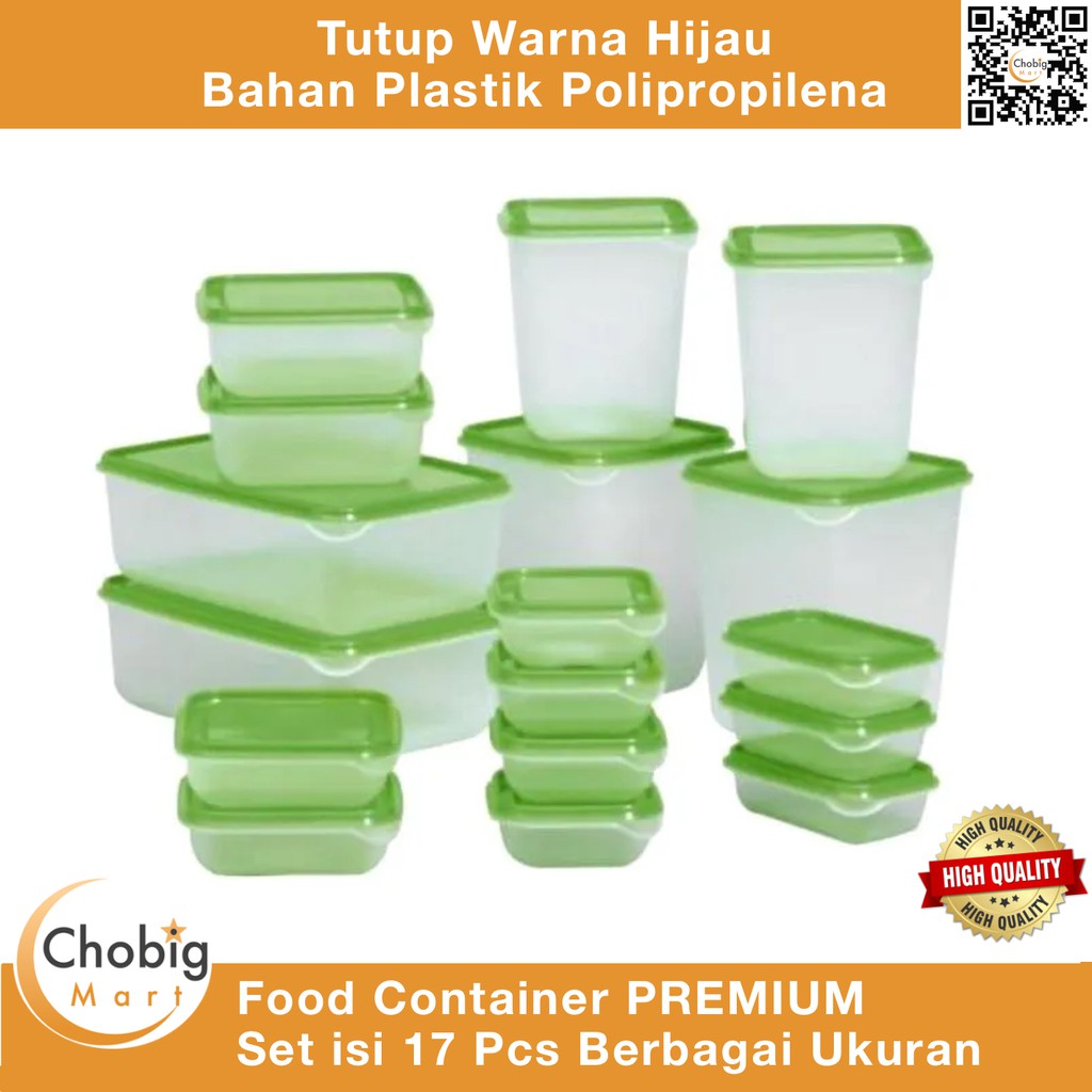 Jual Chobig Food Container Premium Tempat Penyimpanan Makanan Kecil