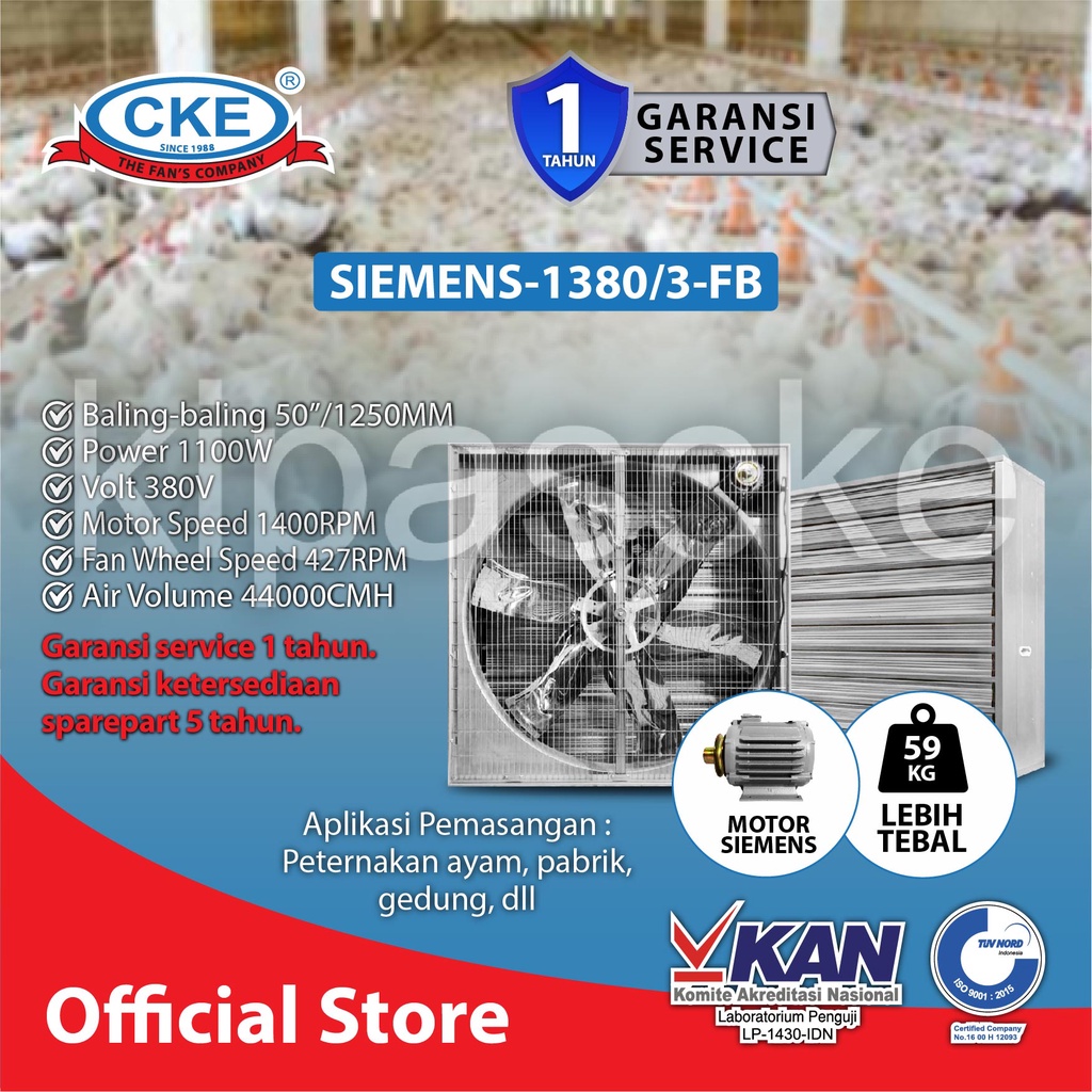 Jual Box Fan Axial Low Noise Cke Siemens Fb Inch Kipas Kandang Ayam Blower Kandang