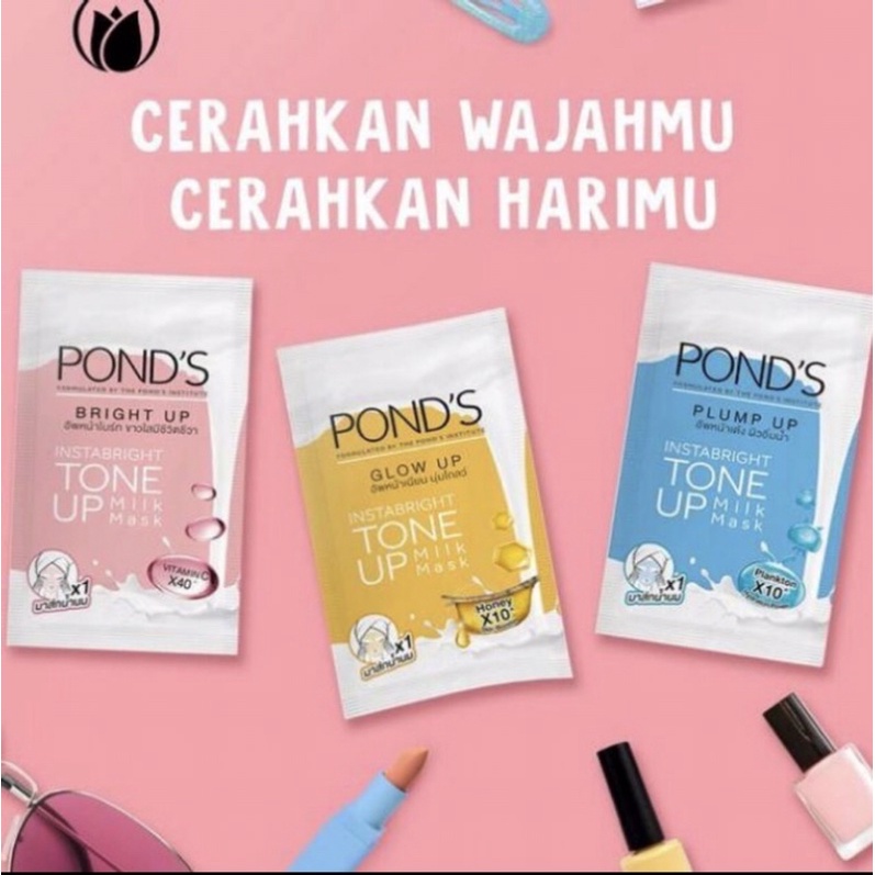 Jual Ponds mask sheet / Pond's tone up milk 20g Shopee Indonesia