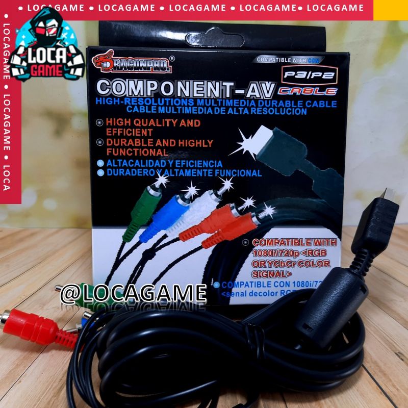 Jual KABEL KOMPONEN | CABLE COMPONENT AV Playstation PS2 PS3 | Shopee ...