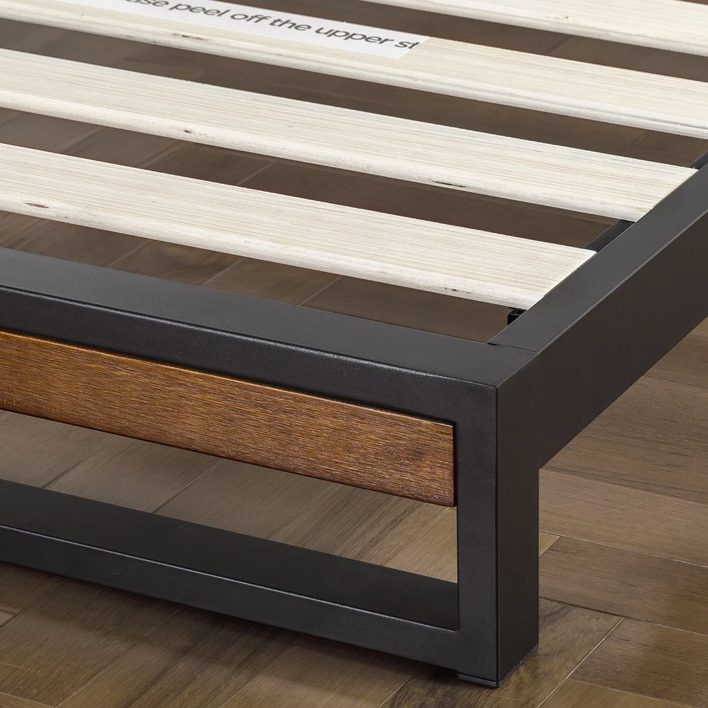 Review Ranjang Besi Kayu Zinus Suzanne untuk Kamar Milenial