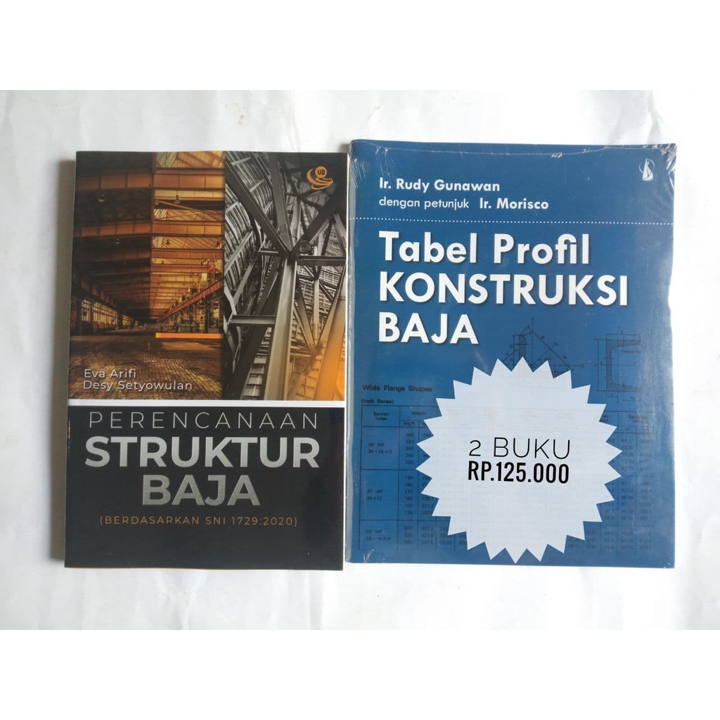 Jual Buku Teknik Sipil Paket Perencanaan Struktur Baja SNI 2020 Dan ...