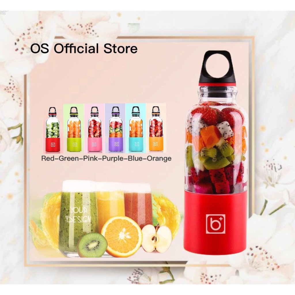 Jual OS Bingo Portable Juicer 500ML Blender Jus Juice Botol Minuman C12