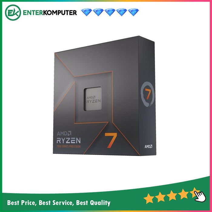 Jual AMD Ryzen 7 7700X 4.5Ghz Up To 5.4Ghz Cache 32MB AM5 [Box] - 8 ...