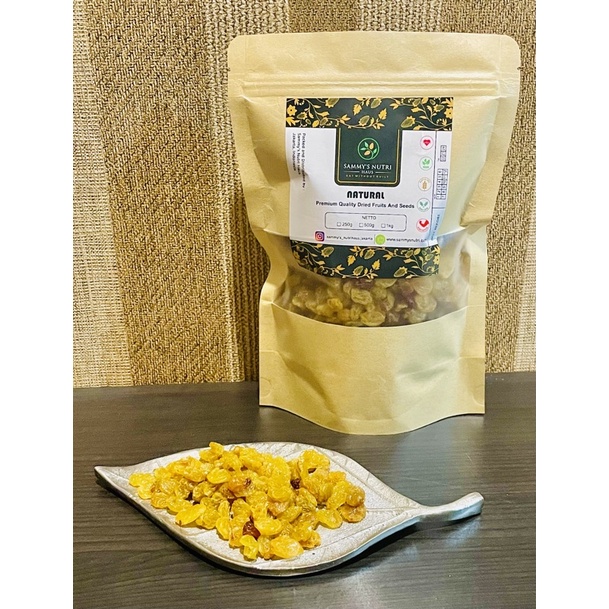 Jual 1kg Premium Golden Raisin Small USA /Premium Golden Raisin Kecil ...
