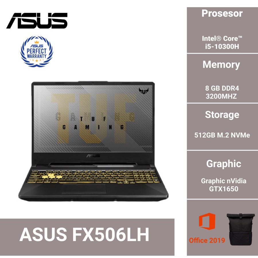 Jual Asus Tuf Gaming F15 Fx506lh I565b6t O I5 10300h 8gb 512gb W10ohs Shopee Indonesia 6504