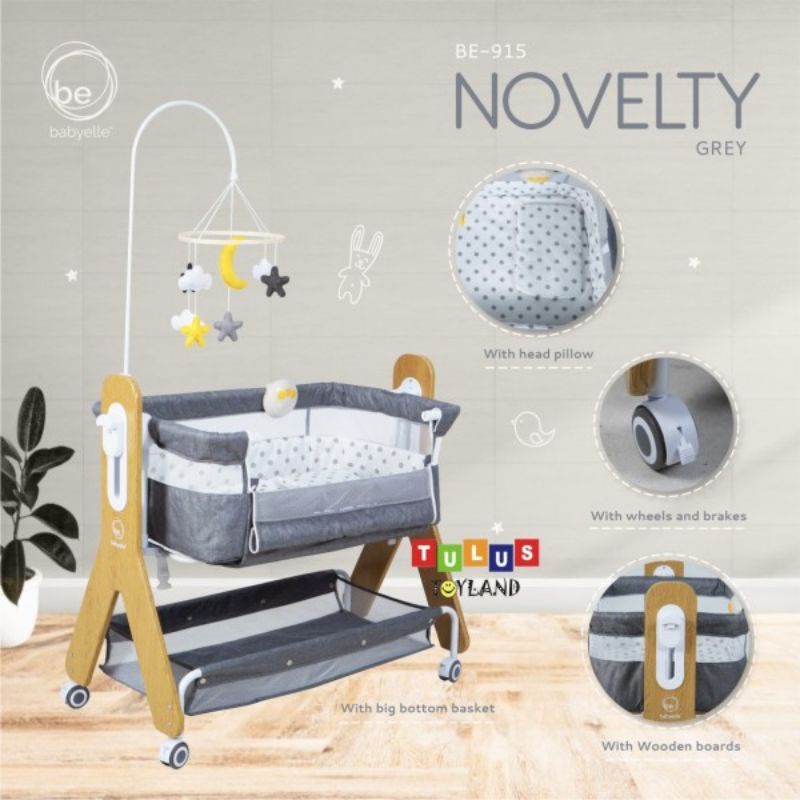 Jual 0Babyelle NOVELTY BE 915 bed side box bayi sisi bisa turun ranjang ayun Baby Elle co