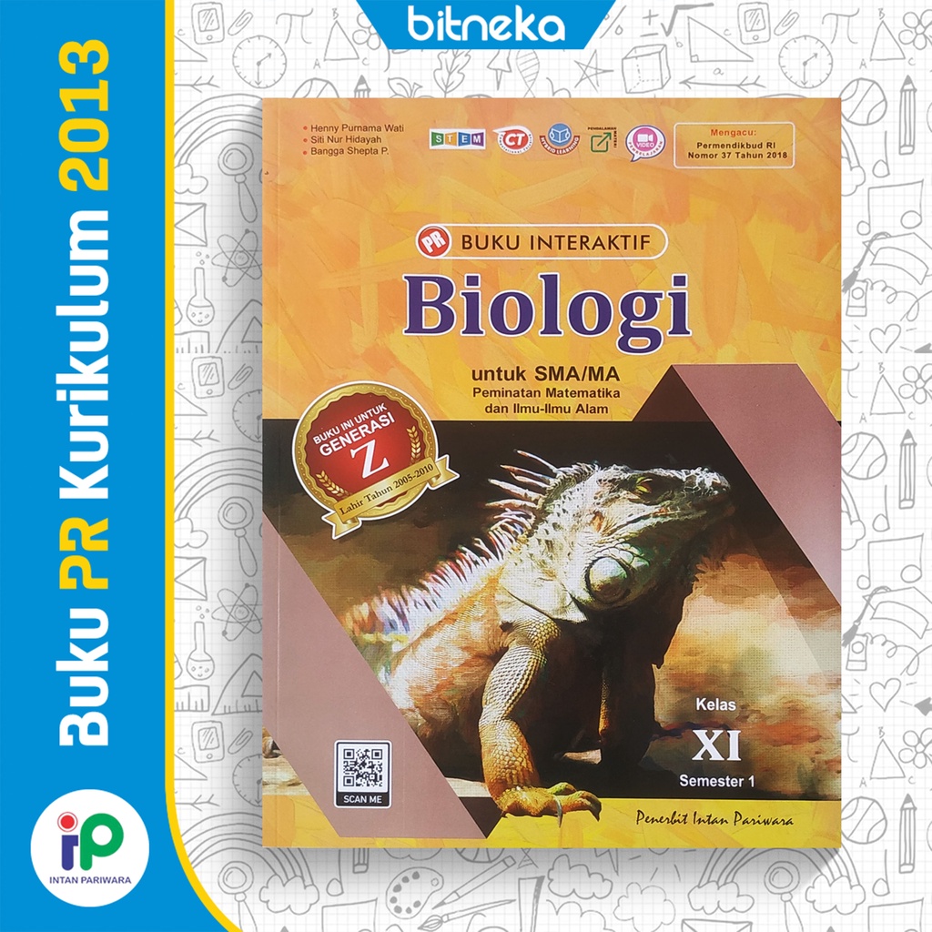 Jual Buku PR Interaktif Biologi SMA/MA Kelas 11 Semester 1 - Intan ...