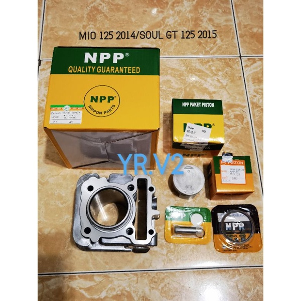 Jual Blok seher boring cylinder plus piston kit mio 125 mio m3 mio Z