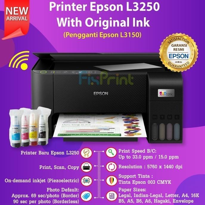 Jual Open DS] Printer Epson L3250 Print Scan Copy Wireless Multifungsi ...