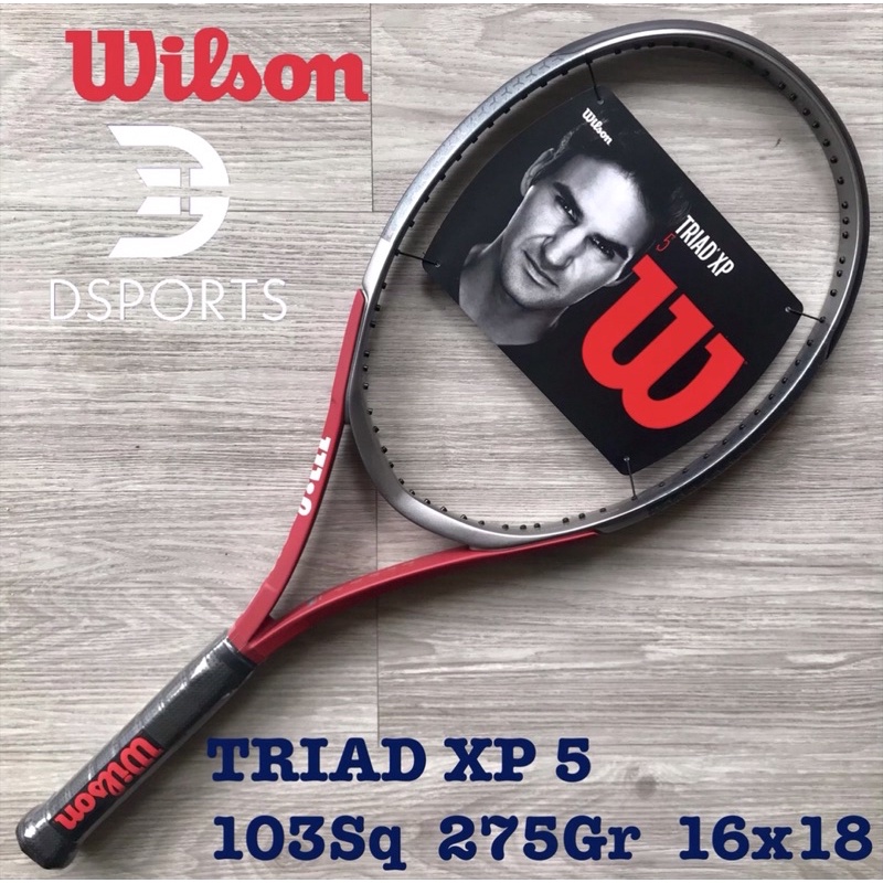 Jual Wilson Triad XP 5 275 gr 103 275g ( Racket Tennis Tenis Raket