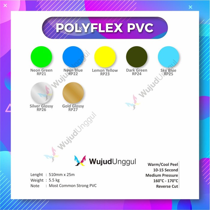 Jual Rhino Polyflex PVC Korea Rhinoflex 100cm Spesial Color | Shopee ...