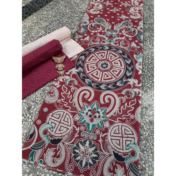 Jual kain batik motif roda batik motif China hmt | Shopee Indonesia