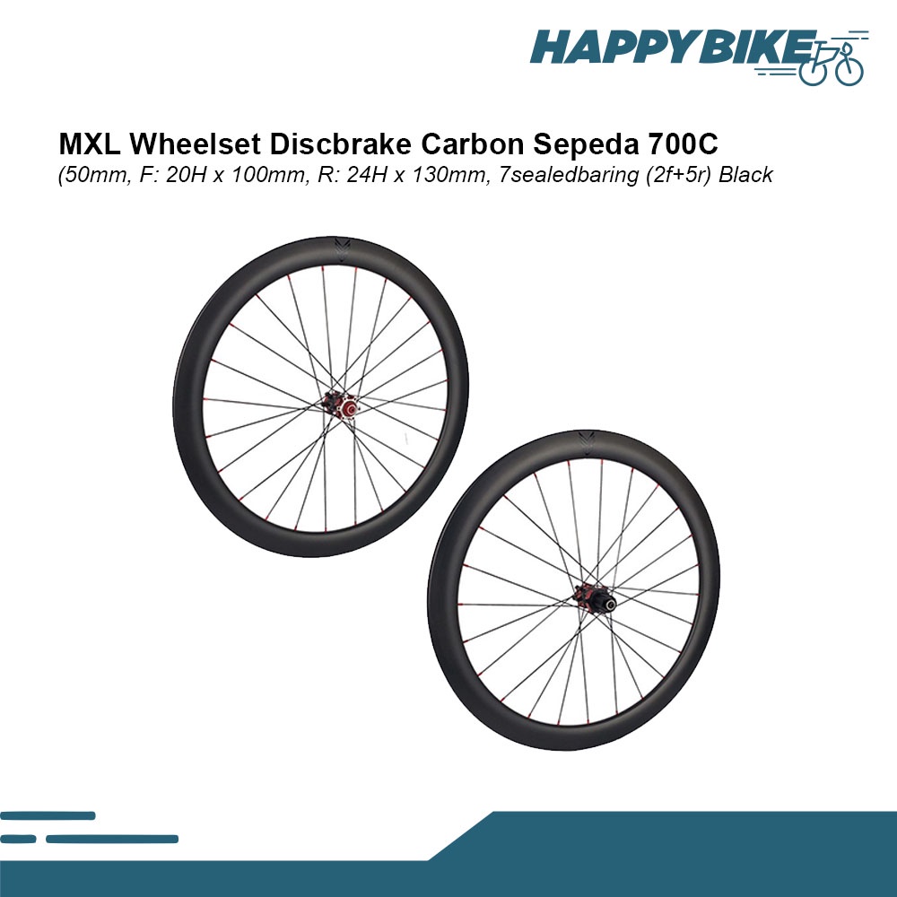 Jual MXL Wheelset Sepeda Road Bike Carbon Discbrake 700c Set Velg