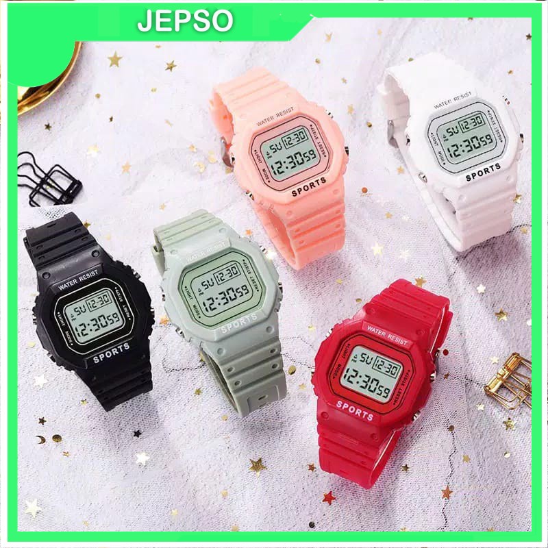 Jual Makassar Jam Tangan digital cewek Style Digital Sport wanita
