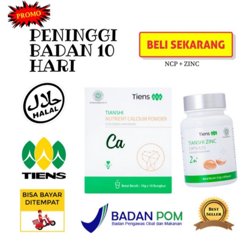 Jual Tiens Peninggi Badan Super Hyper Grow Up Tianshi Ncp Zinc Obat