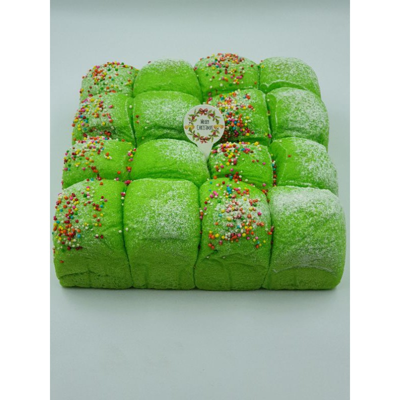 Jual Sprinkle Matcha Japanese Milk Bun / Buns / Bread / Roti Kasur ...