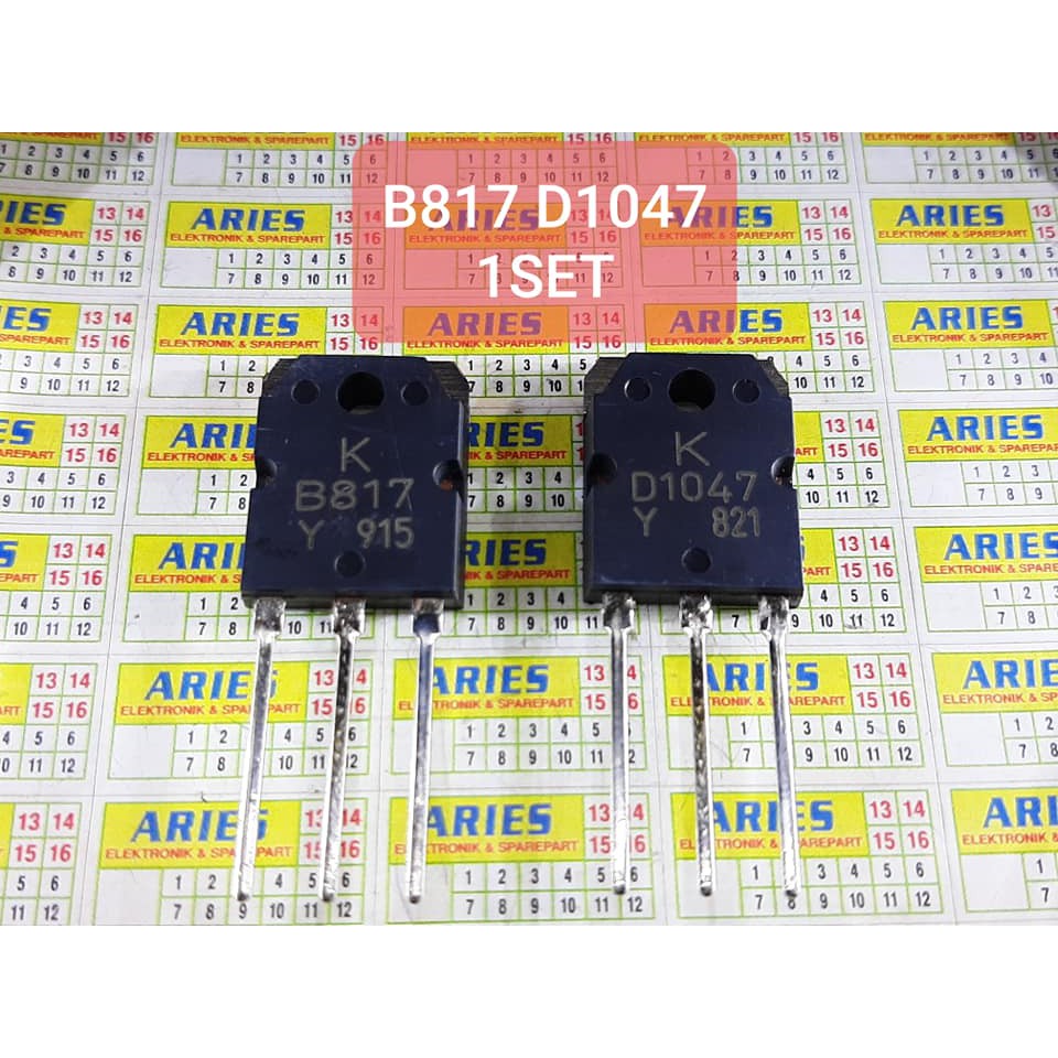 Jual TRANSISTOR B817 D1047 original biasa dipakai Transistor power