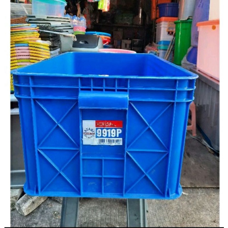 Jual 63x41x30 Box Container 68 Liter Atari Green Leaf 9919 P Krat ...