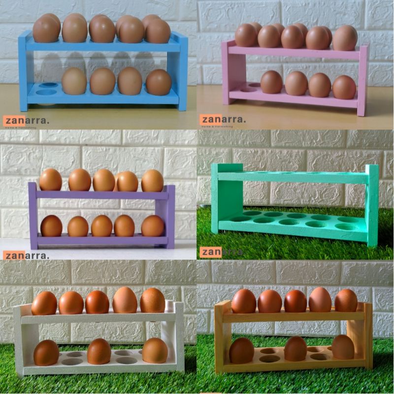 Jual Rak Telor Tempat Telur Warna Merah Muda Pink Untuk Dapur Wadah Egg ...