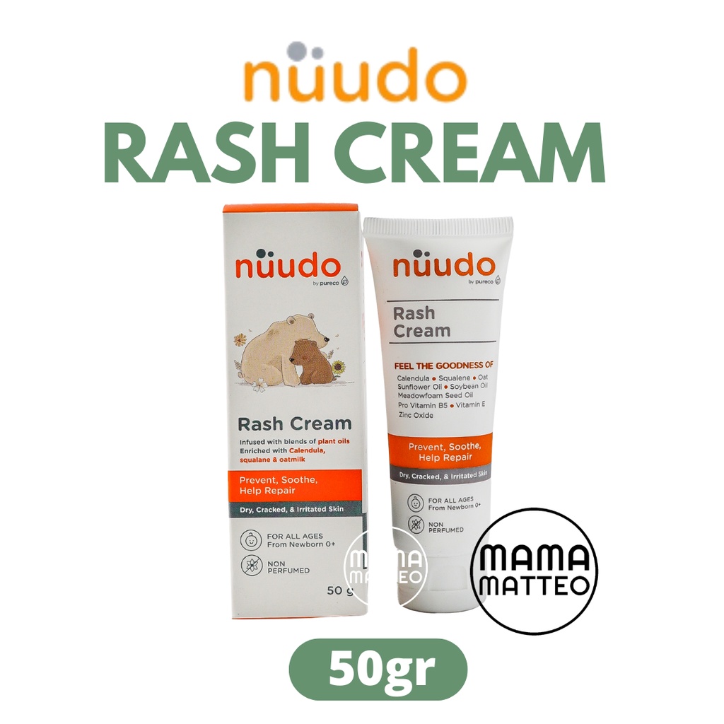 Jual NUUDO Rash Cream 50gr / Krim Ruam Kulit / Menenangkan Kulit